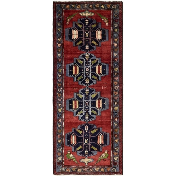 Hand Knotted Shahsavand Wool Runner Rug - 4' 2 x 10' 4