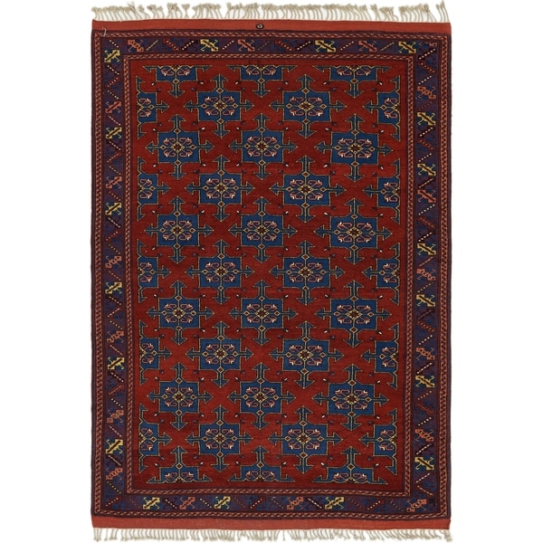 Hand Knotted Shiraz Wool Area Rug - 6' 10 x 10' 5