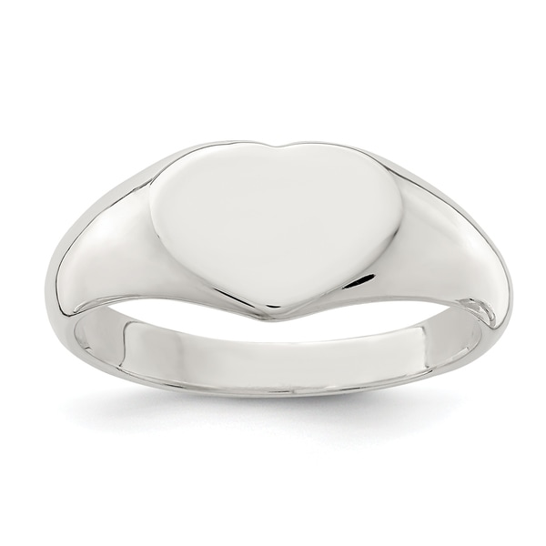 solid heart ring