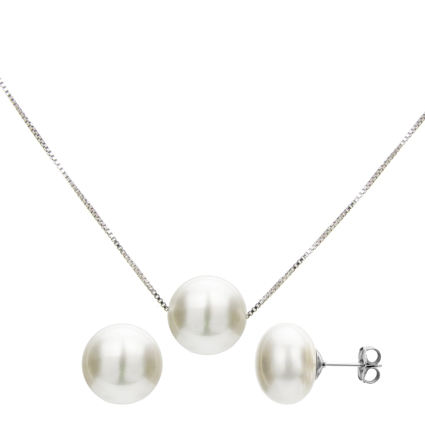 Perfect Jewelry Gift Sterling Silver 4-5mm Pink FW Cultured Button Pearl Stud Earrings