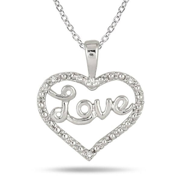 LOVE Pendant in .925 Sterling Silver 