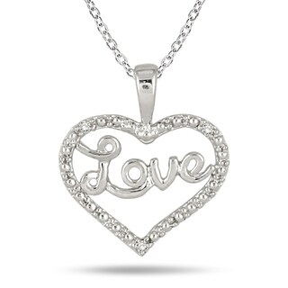 Valentine’s Day Love Gift 5mm Emerald Solitaire Pendant Necklace with Diamond Accents in .925 Sterling Silver