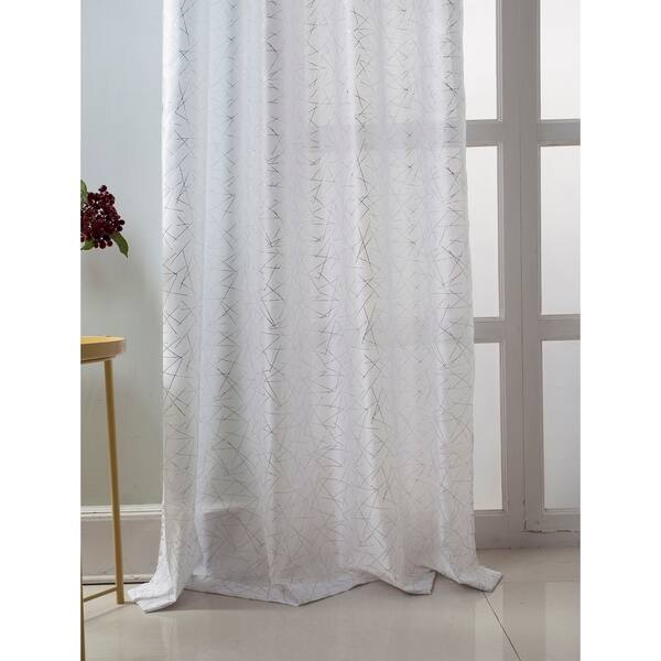 Shop Rt Designers Elton Metallic Faux Silk 90 Inch Grommet Single