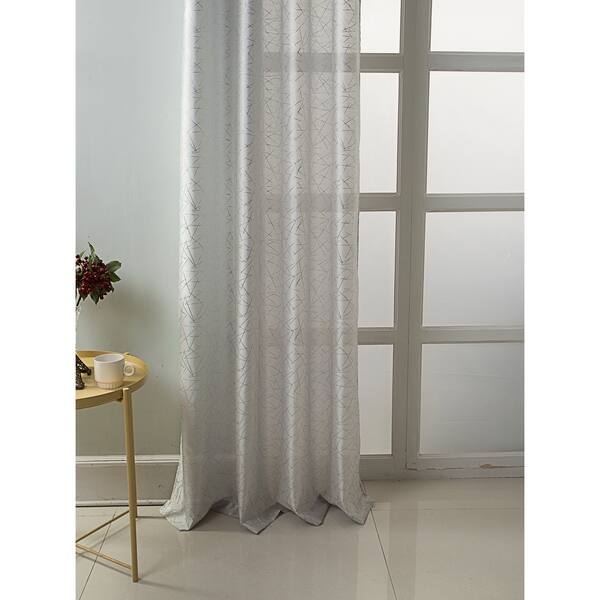Shop Rt Designers Elton Metallic Faux Silk 90 Inch Grommet Single