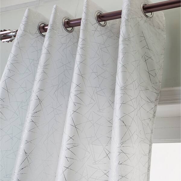 Shop Rt Designers Elton Metallic Faux Silk 90 Inch Grommet Single