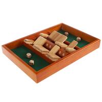 Shut The Box Game-Classic 9 Number Wooden Set with Dice by Hey! Play!