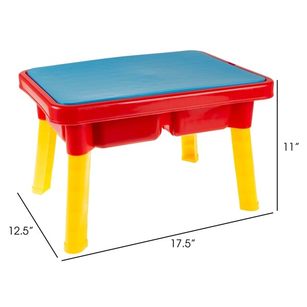 sand and water play table with lid