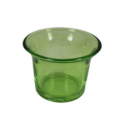 Essential Decor & Beyond Glass Tealight Holder EN14048 - 2.76 x 2.76 x 2.56