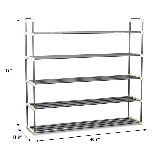 https://ak1.ostkcdn.com/images/products/24071883/Shoe-Rack-with-5-Shelves-Five-Tiers-for-30-Pairs-Home-Complete-3220ec25-07c0-482a-be5a-434cd26160b9_600.jpg?impolicy=medium