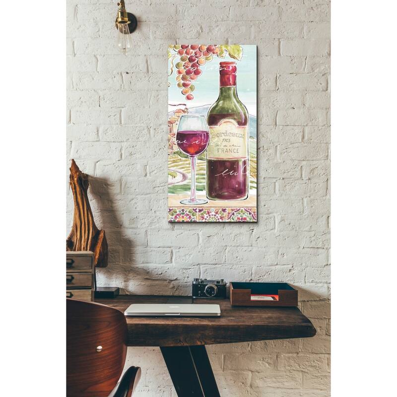 Epic Graffiti 'Wine Country V' Canvas Wall Art, 12"x24"