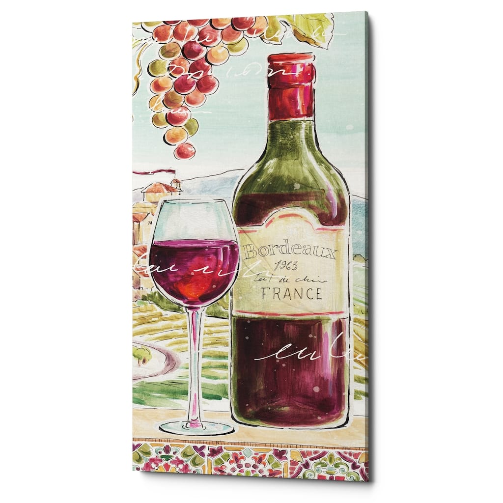 Epic Graffiti 'Wine Country V' Canvas Wall Art, 12"x24"
