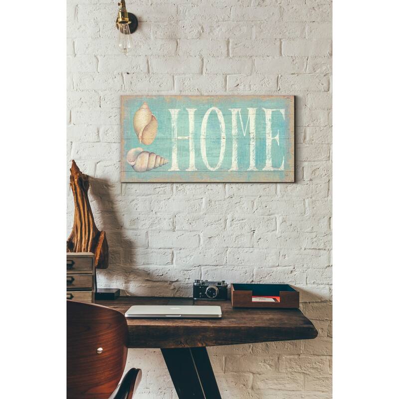 Epic Graffiti 'Pastel Home' Canvas Wall Art, 24"x12"