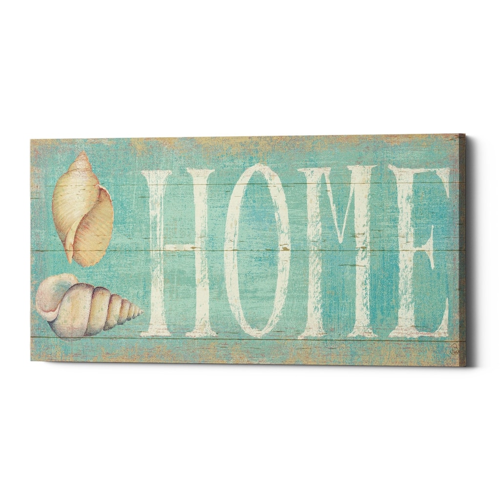 Epic Graffiti 'Pastel Home' Canvas Wall Art, 24"x12"