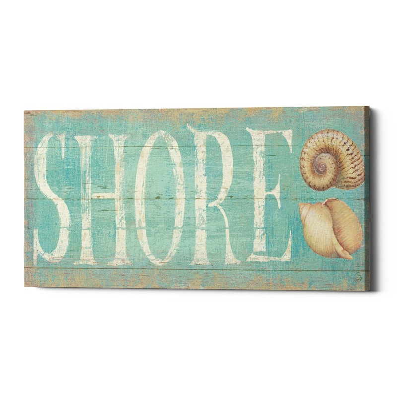 Epic Graffiti 'Pastel Shore' Canvas Wall Art, 24"x12"