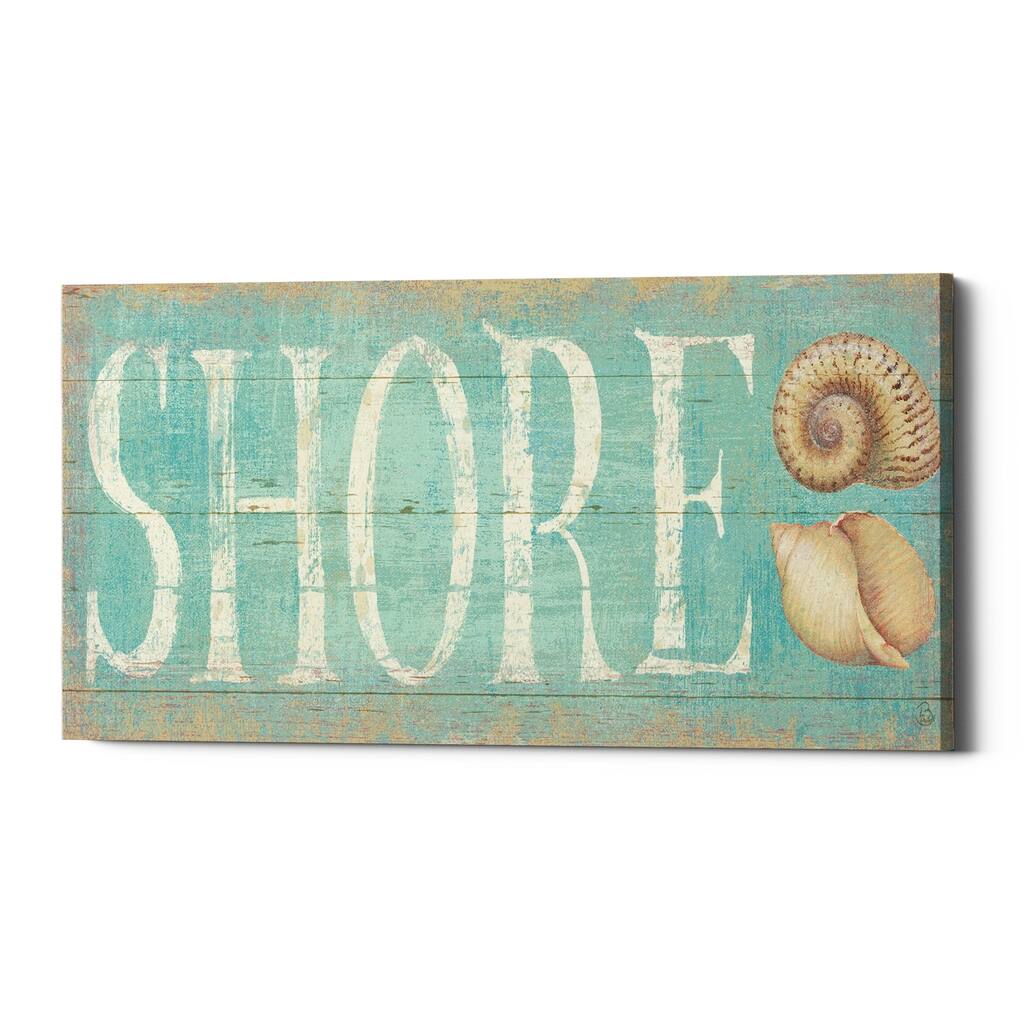 Epic Graffiti 'Pastel Shore' Canvas Wall Art, 24"x12"