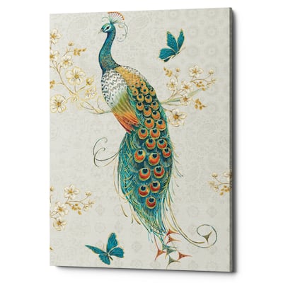 Epic Graffiti 'Ornate Peacock XA' Canvas Wall Art, 12"x18"
