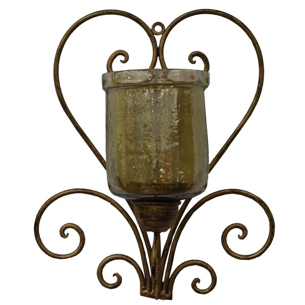Essential Decor & Beyond Metal Sconce EN14736 - 6 x 12 x 15.5