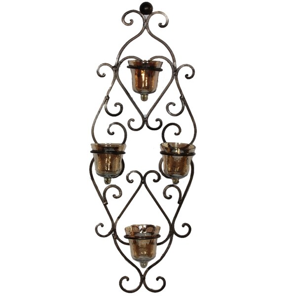 Essential Decor & Beyond Metal Sconce EN40210 - 10.75 x 5.5 x 27.50