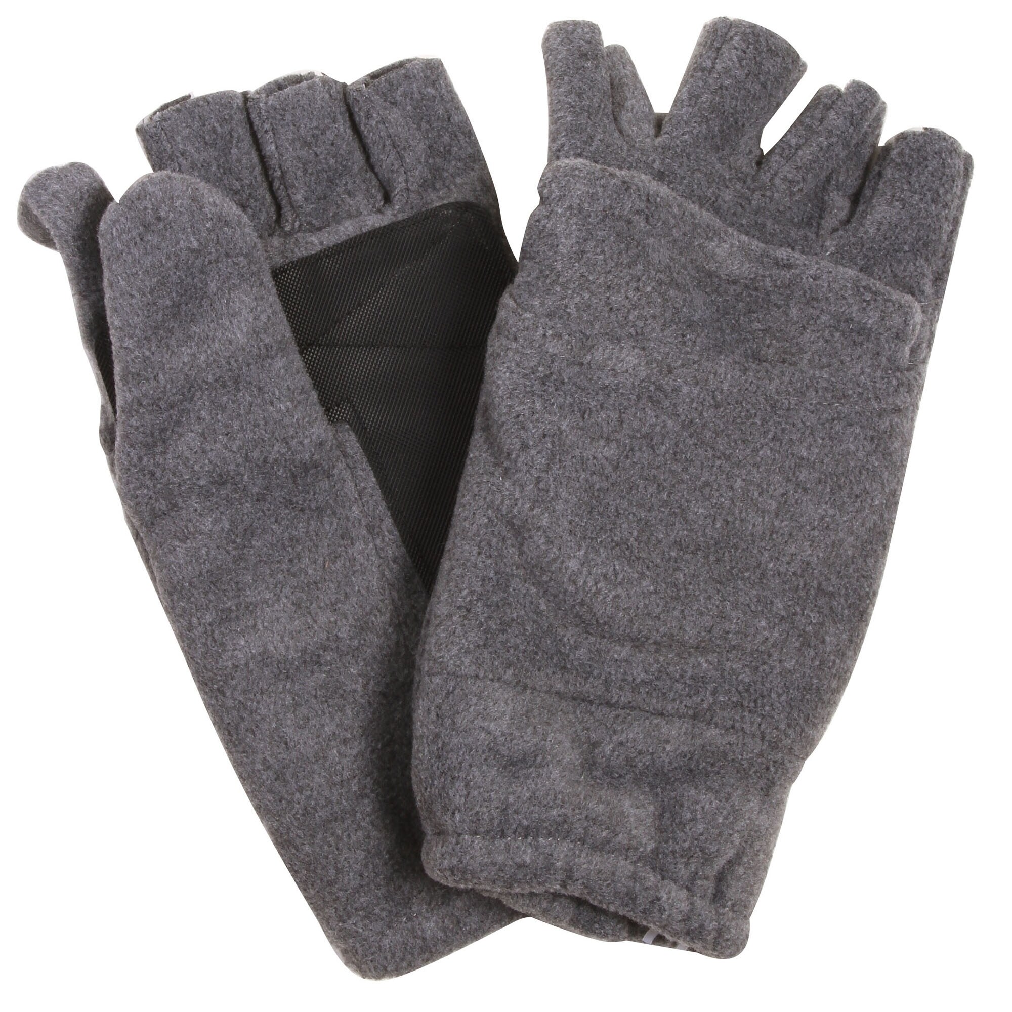 waterproof fingerless gloves with mitten flap