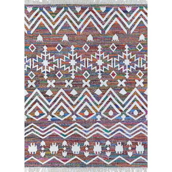 Renewal Hanuman Multi Color Area Rug 3 X 5 Free Shipping Renewal Hanuman Multi Color Area Rug