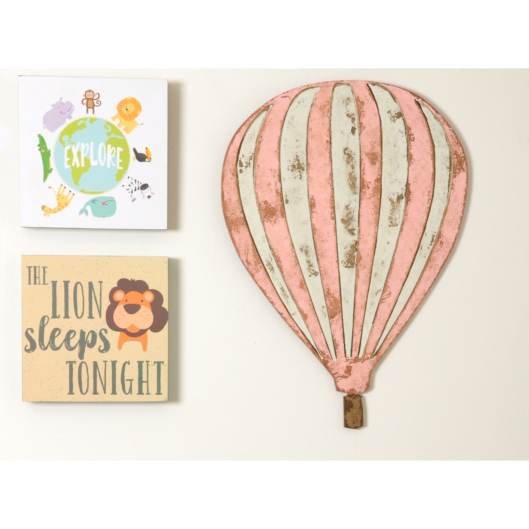 Hot Air Balloon Vintage Wall Hanging 17 25 X 24 Hot Air Balloon Vintage Wall Hanging 17 25 X 24