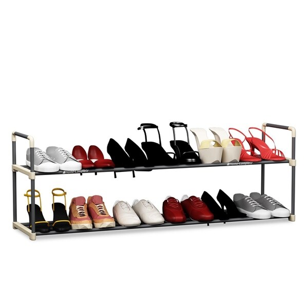 two tier shoe rack