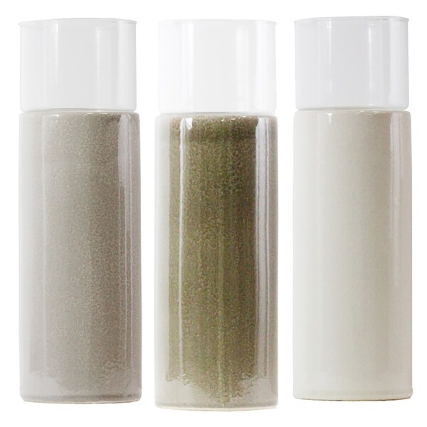 Essential Decor & Beyond Modern Ceramic/Glass Votive Holder EN111960 - 4.25 x 4.25 x 9.5