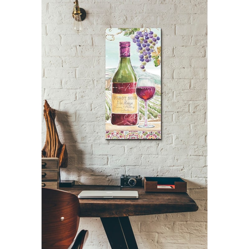 Epic Graffiti 'Wine Country VI' Canvas Wall Art, 12"x24"