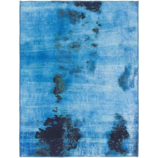 Hand Knotted Ultra Vintage Wool Area Rug - 2' 8 x 3' 6