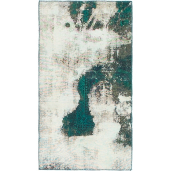 Hand Knotted Ultra Vintage Antique Wool Area Rug - 2' 4 x 4' 5