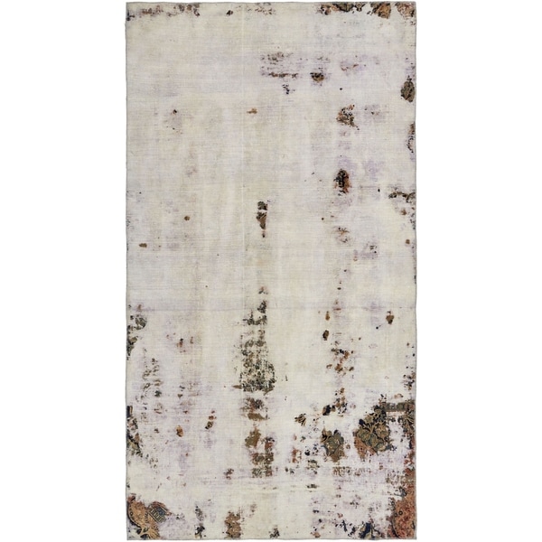 Hand Knotted Ultra Vintage Antique Wool Area Rug - 6' x 11' 4