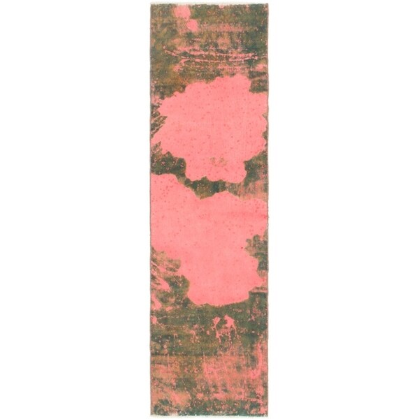 Hand Knotted Ultra Vintage Wool Runner Rug - 2' 6 x 9' 4