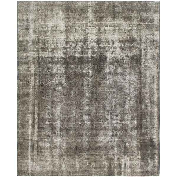 Hand Knotted Ultra Vintage Wool Area Rug - 9' 10 x 12' 3