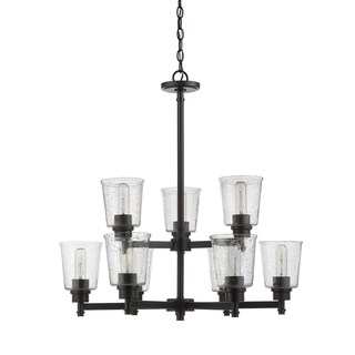 Bohin 9 Light Chandelier (Black) - Chandeliers For Bedrooms by Overstock.com
