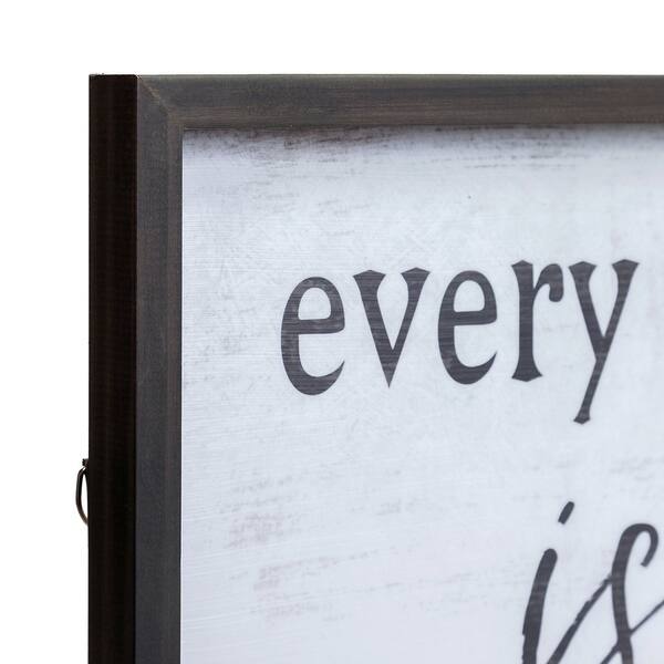 Shop Patton Wall Decor Every Good And Perfect Gift Bible Verse Rustic Wood Framed Wall Art Decor 12x36 White On Sale Overstock 24079888