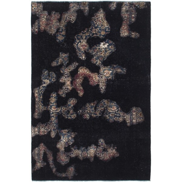 Hand Knotted Ultra Vintage Wool Area Rug - 5' x 7' 9