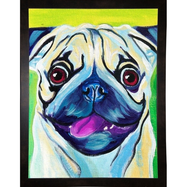 Pugilicious-DAWART125659 Print 13.25"x10" by DawgArt