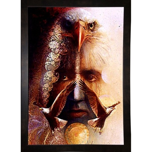 Ascension Of The Eagle-DENLUN14973 Print 7"x4.5" by Denton Lund