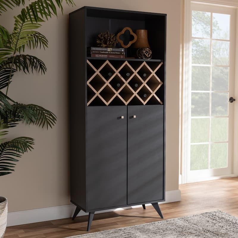 Mid-Century Wine Cabinet by Baxton Studio