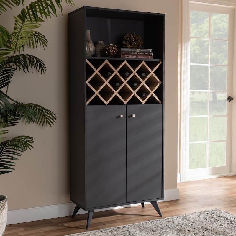 Mid-Century Wine Cabinet by Baxton Studio
