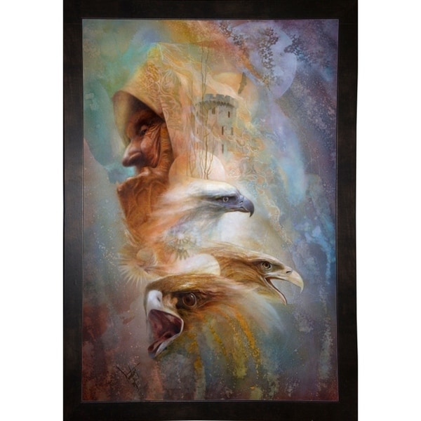 A Conjuring Of Eagles-DENLUN14989 Print 37"x24.75" by Denton Lund
