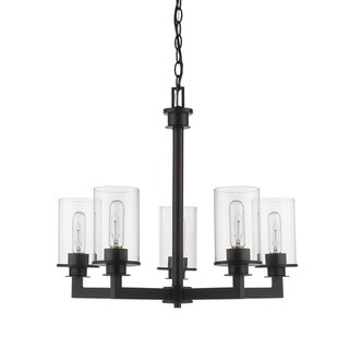 Savannah 5 Light Chandelier (Bronze - Bronze) - Chandeliers For Bedrooms by Overstock.com