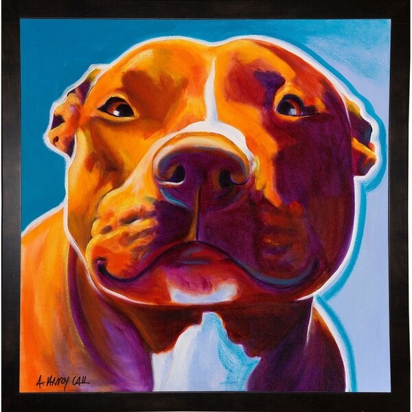 Scarlett-DAWART121954 Print 26"x25.75" by DawgArt