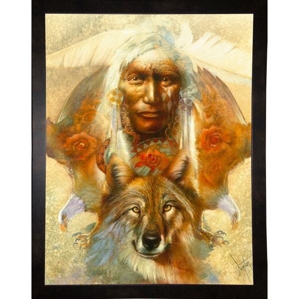 Spirit Guardians-DENLUN14970 Print 36.5"x28" by Denton Lund