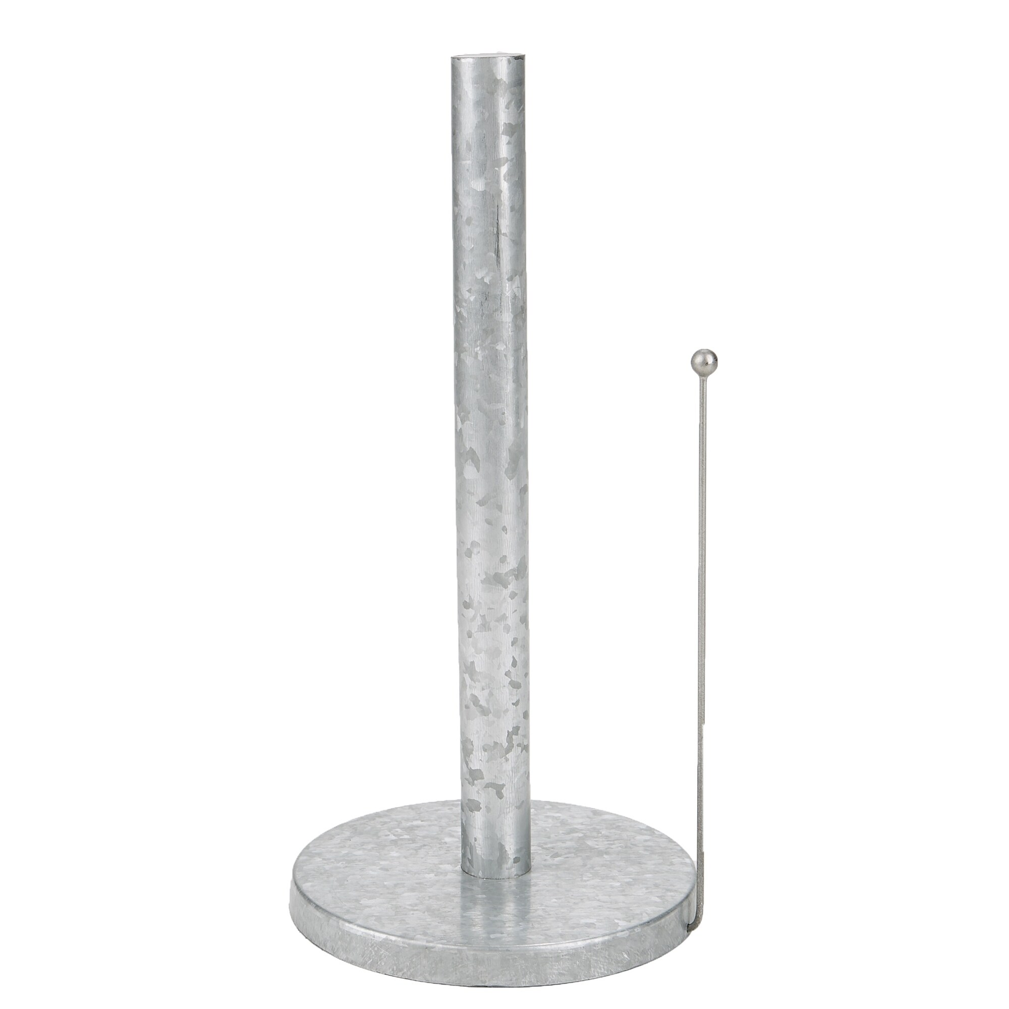 Shop Mind Reader Galvanized Paper Towel Holder Countertop Silver