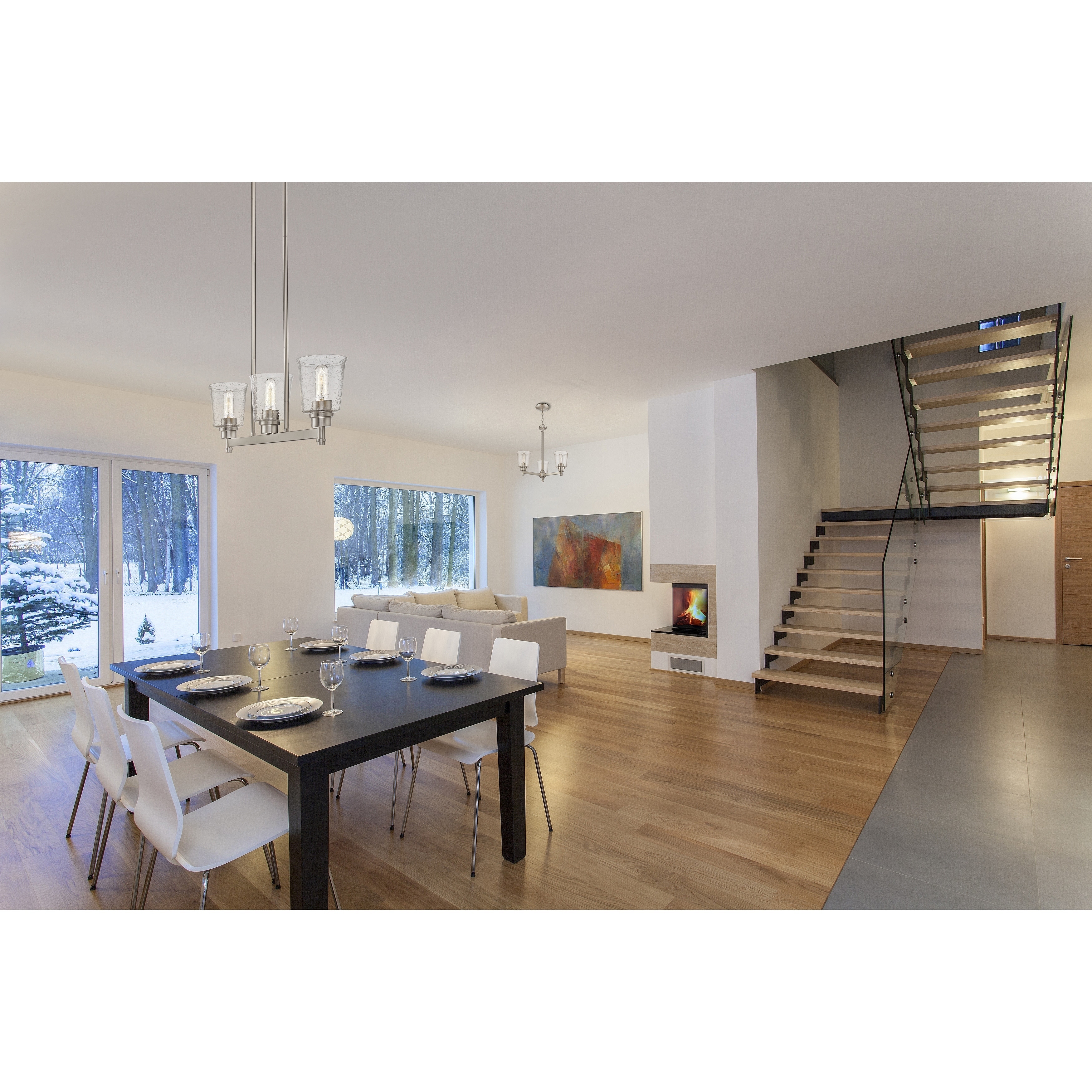 Bohin 3 Light Chandelier (Black) - Chandeliers For Bedrooms by Overstock.com