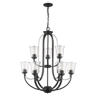 Halliwell  9 Light Chandelier (Bronze - Bronze) - Chandeliers For Bedrooms by Overstock.com