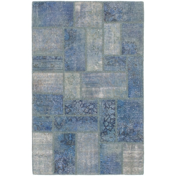 Hand Knotted Ultra Vintage Wool Area Rug - 3' 3 x 4' 2