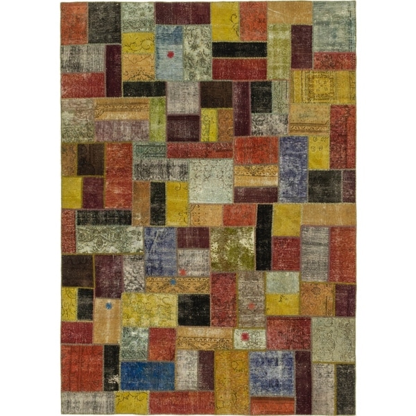 Hand Knotted Ultra Vintage Wool Area Rug - 8' 7 x 12'