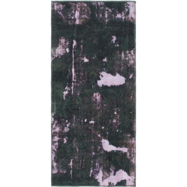 Hand Knotted Ultra Vintage Wool Area Rug - 2' 5 x 5' 6